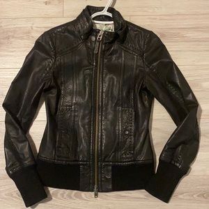 Mackage for Aritzia women’s leather jacket